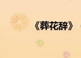 《葬花辞》（葬花辞最后一句）