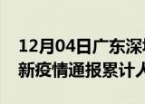 12月04日广东深圳目前疫情是怎样及深圳最新疫情通报累计人数