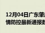 12月04日广东肇庆疫情最新通报表及肇庆疫情防控最新通报数据
