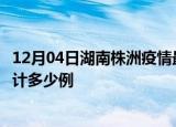 12月04日湖南株洲疫情最新通报详情及株洲最新疫情目前累计多少例