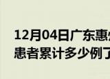 12月04日广东惠州今日疫情数据及惠州疫情患者累计多少例了