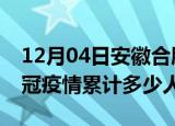 12月04日安徽合肥情最新确诊消息及合肥新冠疫情累计多少人