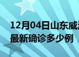 12月04日山东威海疫情最新动态及威海疫情最新确诊多少例
