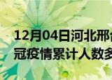12月04日河北邢台疫情新增多少例及邢台新冠疫情累计人数多少