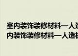 室内装饰装修材料—人造板及其制品中甲醛释放量（关于室内装饰装修材料—人造板及其制品中甲醛释放量介绍）