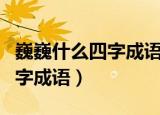 巍巍什么四字成语二年级神州谣（巍巍什么四字成语）