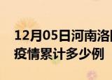 12月05日河南洛阳疫情最新消息及洛阳这次疫情累计多少例