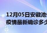 12月05日安徽池州今天疫情最新情况及池州疫情最新确诊多少例