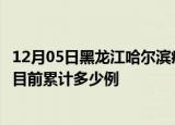12月05日黑龙江哈尔滨疫情最新状况今天及哈尔滨最新疫情目前累计多少例
