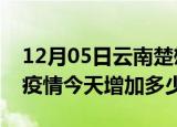 12月05日云南楚雄最新疫情通报今天及楚雄疫情今天增加多少例
