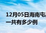 12月05日海南屯昌疫情最新通报及屯昌疫情一共有多少例