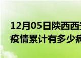 12月05日陕西西安疫情最新状况今天及西安疫情累计有多少病例