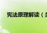 宪法原理解读（关于宪法原理解读介绍）