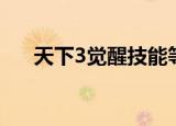 天下3觉醒技能等级（天下3觉醒技能）