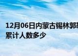 12月06日内蒙古锡林郭勒疫情动态实时及锡林郭勒新冠疫情累计人数多少