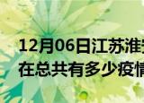 12月06日江苏淮安疫情新增确诊数及淮安现在总共有多少疫情