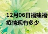12月06日福建福州疫情近期公布数据及福州疫情现有多少