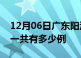 12月06日广东阳江疫情最新情况及阳江疫情一共有多少例