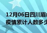 12月06日四川眉山疫情阳性人数及眉山新冠疫情累计人数多少