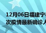 12月06日福建宁德疫情累计多少例及宁德此次疫情最新确诊人数
