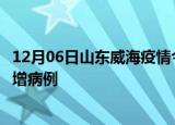 12月06日山东威海疫情今日数据及威海疫情最新消息今天新增病例