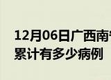 12月06日广西南宁疫情病例统计及南宁疫情累计有多少病例