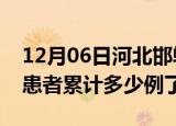 12月06日河北邯郸今日疫情通报及邯郸疫情患者累计多少例了