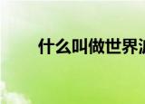 什么叫做世界波（世界波什么意思）