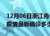 12月06日浙江舟山今天疫情最新情况及舟山疫情最新确诊多少例
