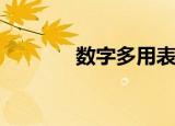 数字多用表说明书（k2010）