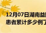 12月07日湖南益阳今日疫情数据及益阳疫情患者累计多少例了
