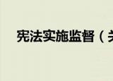 宪法实施监督（关于宪法实施监督介绍）