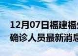 12月07日福建福州疫情动态实时及福州疫情确诊人员最新消息