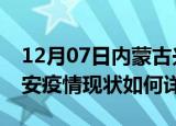 12月07日内蒙古兴安最新疫情通报今天及兴安疫情现状如何详情
