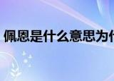 佩恩是什么意思为什么叫佩恩（佩恩是什么）