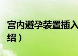 宫内避孕装置插入（关于宫内避孕装置插入介绍）