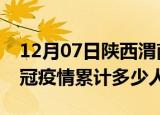 12月07日陕西渭南情最新确诊消息及渭南新冠疫情累计多少人