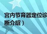 宫内节育器定位诊断（关于宫内节育器定位诊断介绍）