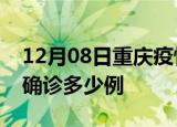12月08日重庆疫情最新动态及重庆疫情最新确诊多少例