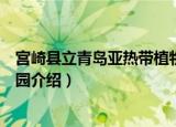宫崎县立青岛亚热带植物园（关于宫崎县立青岛亚热带植物园介绍）