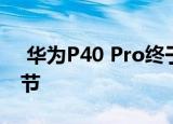  华为P40 Pro终于到达欧洲 但要注意一个细节