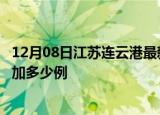 12月08日江苏连云港最新疫情通报今天及连云港疫情今天增加多少例
