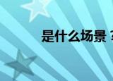 是什么场景？五年级作文500字