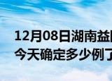 12月08日湖南益阳疫情情况数据及益阳疫情今天确定多少例了