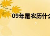 09年是农历什么年（09年是什么年）
