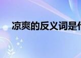 凉爽的反义词是什么词（凉爽的反义词）