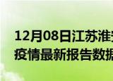 12月08日江苏淮安最新疫情确诊人数及淮安疫情最新报告数据