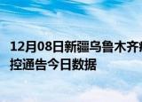 12月08日新疆乌鲁木齐疫情最新数据消息及乌鲁木齐疫情防控通告今日数据