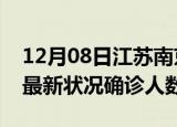 12月08日江苏南京疫情最新情况及南京疫情最新状况确诊人数