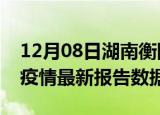 12月08日湖南衡阳疫情最新数据消息及衡阳疫情最新报告数据